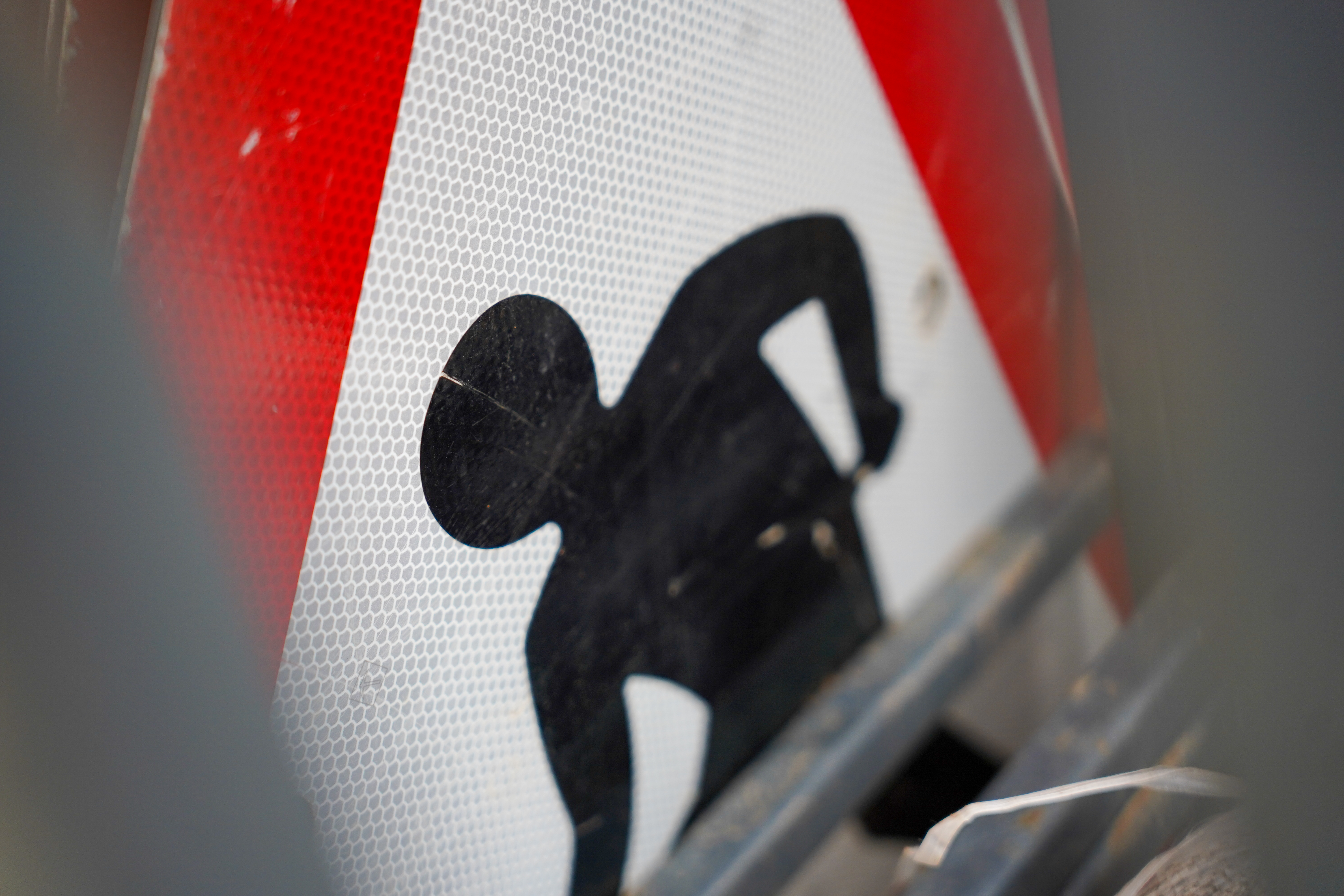 Traffic management work sign