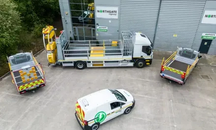Range of traffic management vehicles available at Blakedale