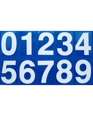 Numerals White 0 9S 300X375 Numbers 0-9 adhesive sticker white