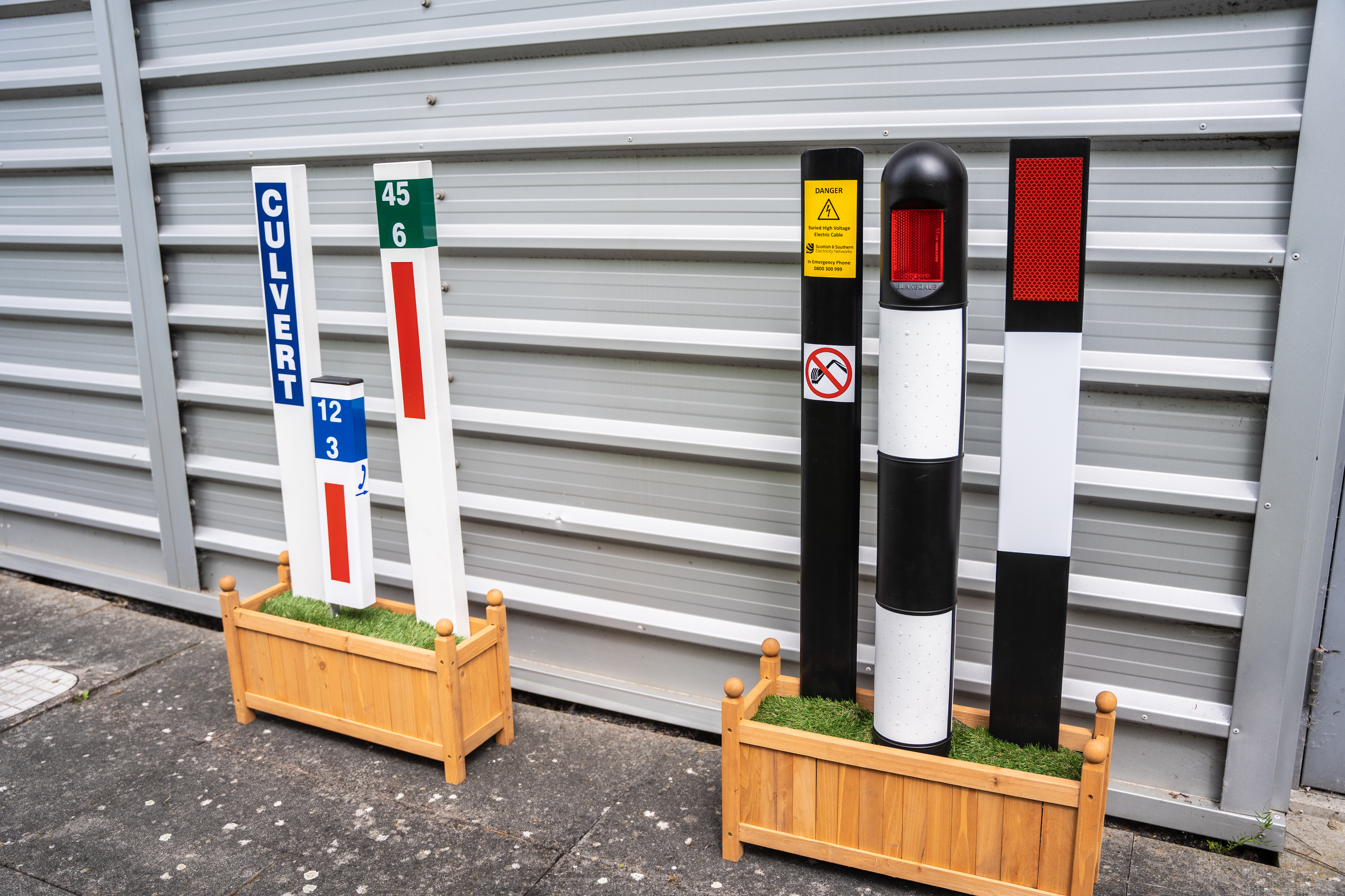 Road marker posts, bollard and information posts available at Blakedale