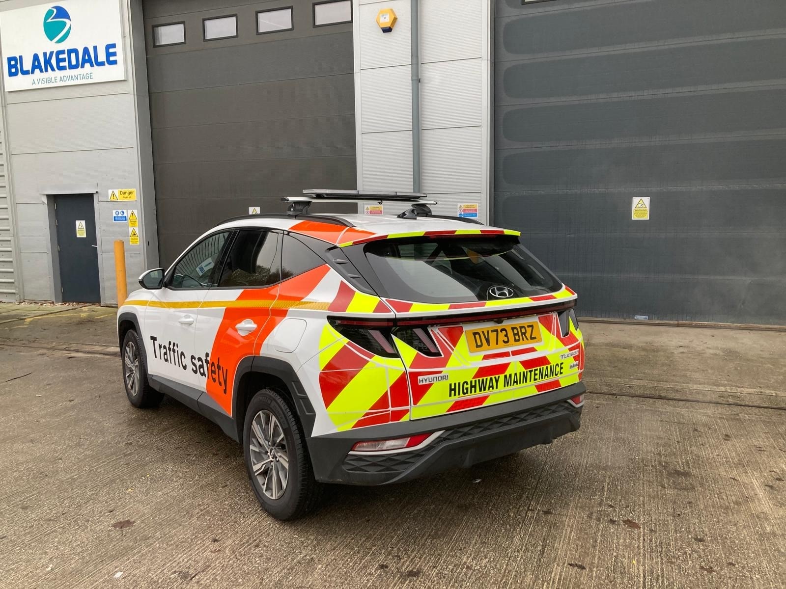 Traffic Safety Car at Blakedale