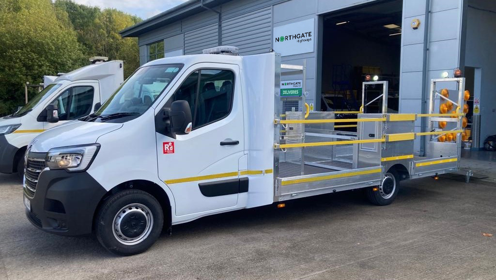Low Bodied Traffic Management Vehicle at Blakedale