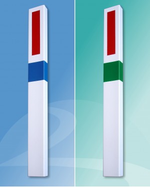 Slip Road Marker Post Type 2 for Motorways and Trunk Road use