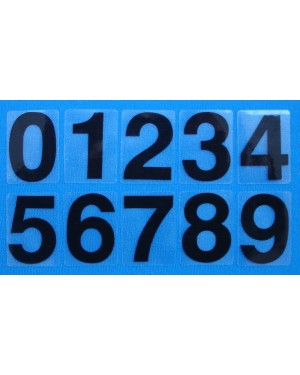 Numerals Black 0 9S 300X375 Numbers 0-9 adhesive sticker black